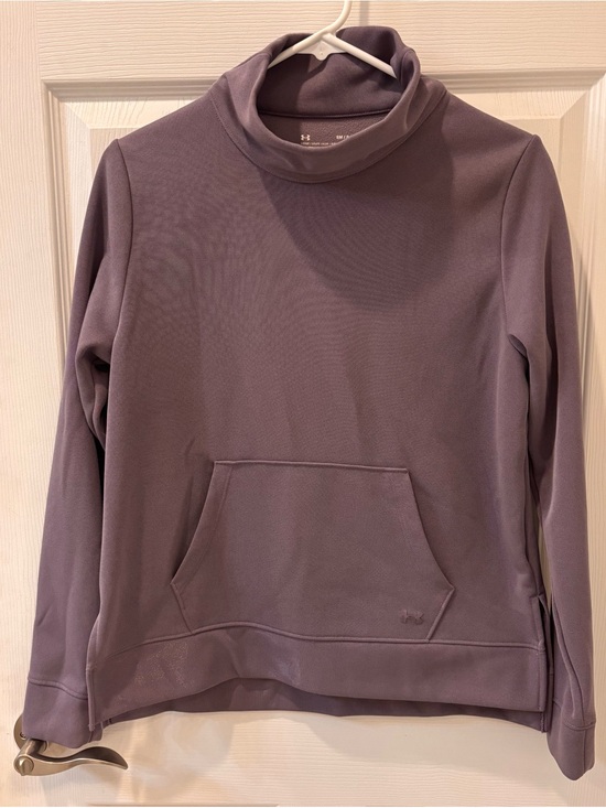 Under Armour Tops - Under Armour Mock Lavender Turtleneck Pullover